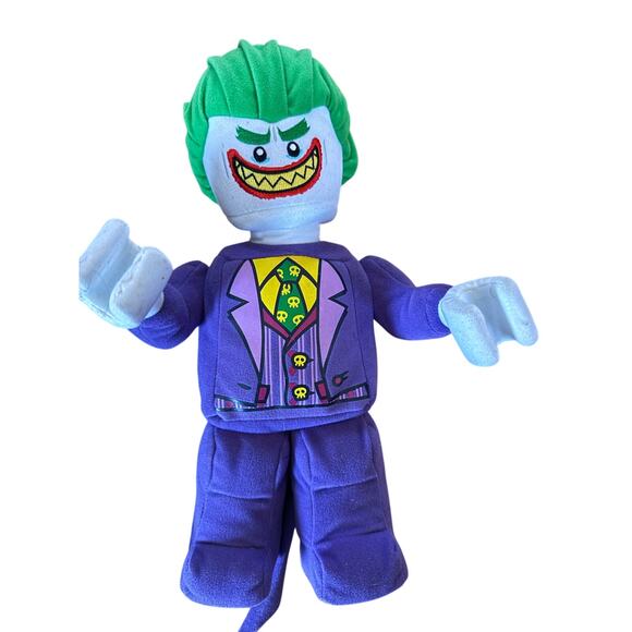 LEGO Batman Movie The Joker and Batman 12" Plush 2017 Minifigures - Picture 2 of 5